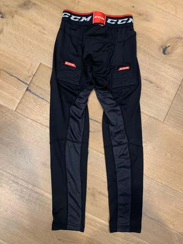 CCM Compression Jock Pant w/ Grip - Boys/JR. Medium - STEAM SANITIZED