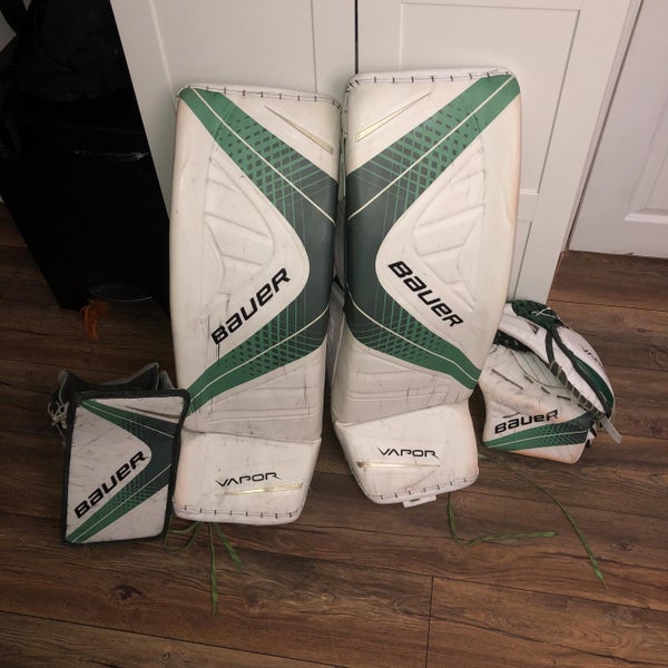 Green Senior 35" Vapor 1X Goalie Full Set Pro Stock