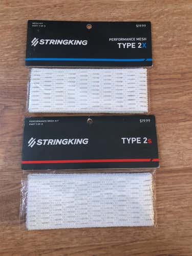 Stringking Type 2s +2x White New