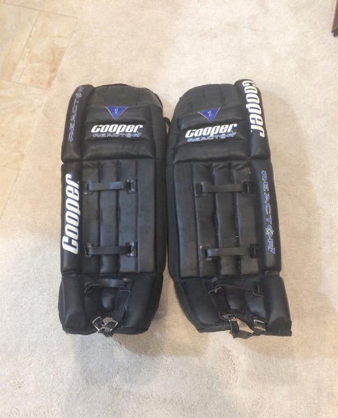 Black Copper Senior 34" Goalie Leg Pads