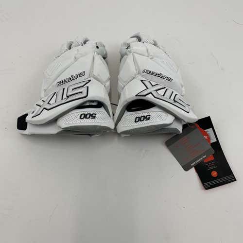 Brand New | White STX Surgeon 500 Lacrosse Gloves | 13" Large