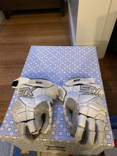 White  Surgeon 500 Lacrosse Gloves 13"