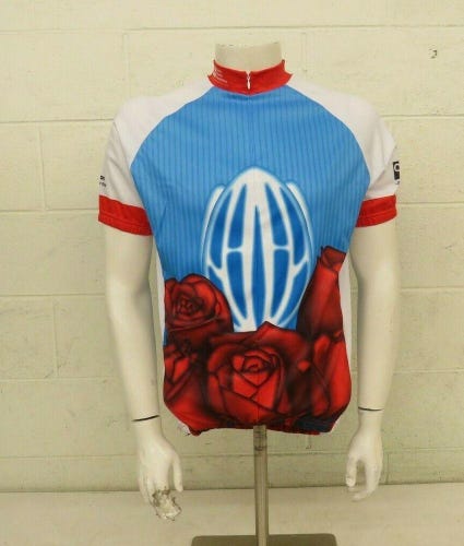 Radere Ride for 65 Roses 2006 Cystic Fibrosis Cycling Bike Jersey Unisex L NEW