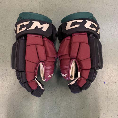 ARIZONA Coyotes Kachina U+ Crazy Light Gloves 14" Pro Stock
