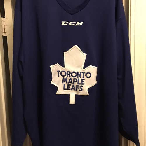 CCM Goalie Cut Practice Jersey Toronto Maple Leafs