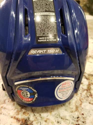 Blue Medium Bauer Re-Akt 150 Helmet