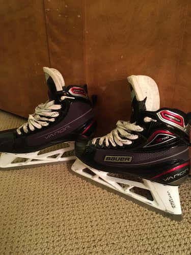 Junior Bauer Vapor X700 Hockey Goalie Skates D&R (Regular) Size 6.5