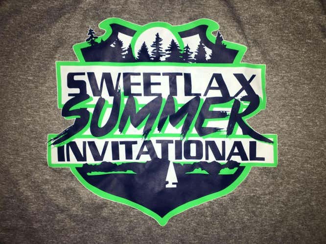 (Large) New Sweetlax Summer Invitational Dry Fit Shirt