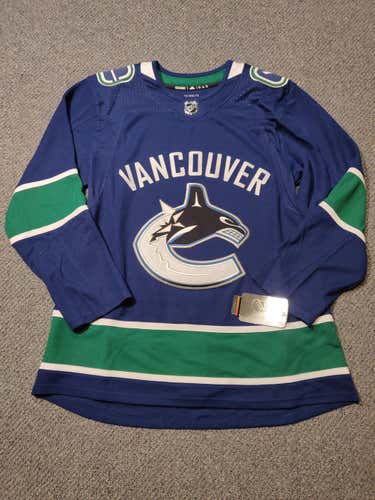 New Vancouver Canucks Authentic Adidas Home *Blank* Jersey Size 50