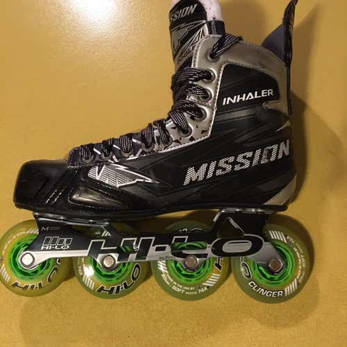 Senior Inhaler NLS4 Inline Skates E&W (Wide) Size 8