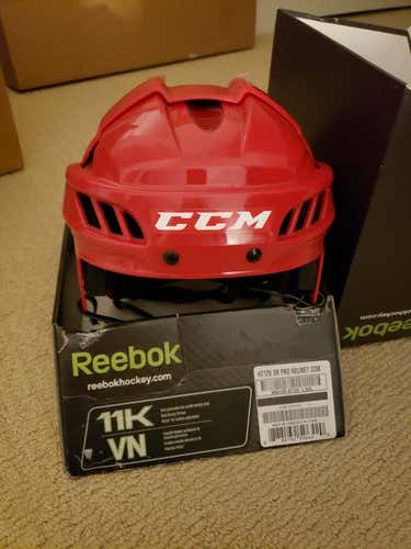 Red New Large Reebok 11K Helmet Pro Stock
