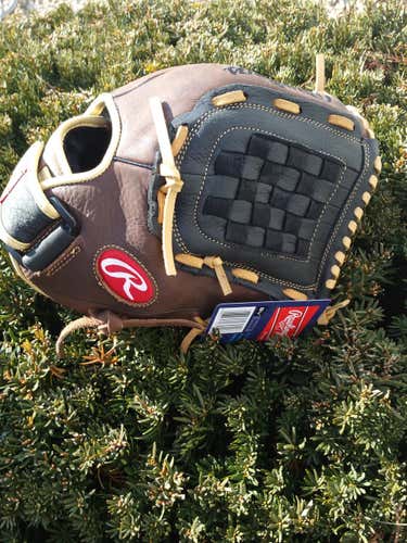 New Brown High School/College Rawlings Right Handed Outfield Mark of a Pro Baseball Glove 12.5"