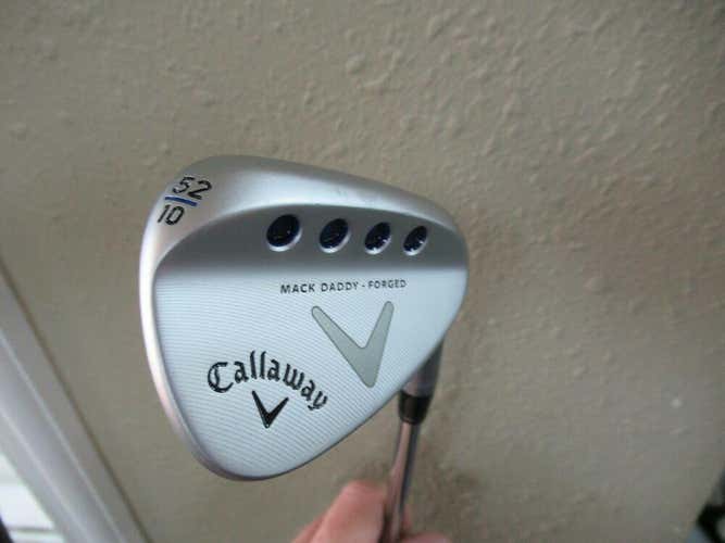 NEW CALLAWAY MACK DADDY FORGED GAP WEDGE 52* TRUE TEMPER DYNAMIC GOLD S200 STEEL