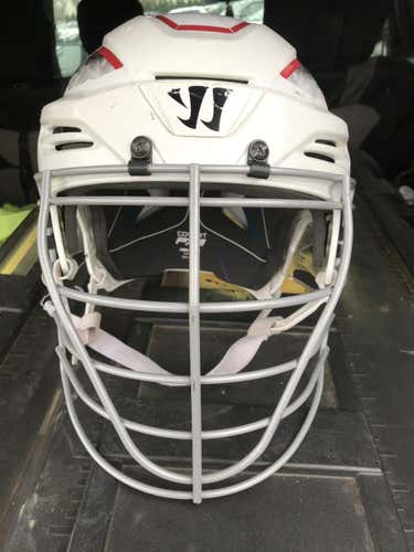 White Adult Warrior Helmet