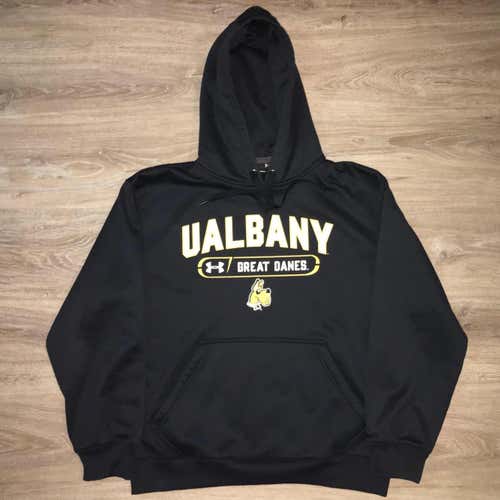 (Small) New Under Armour Albany Great Danes Hooded Sweatshirt