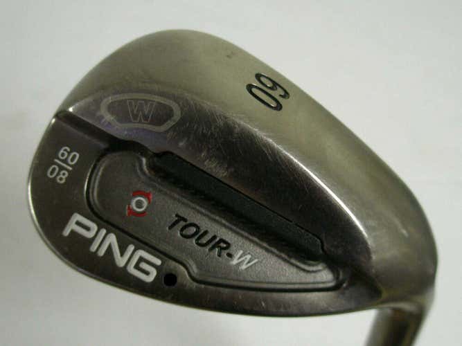 Ping Tour-W Lob Wedge 60* 08* Black Nickel Black Dot (Steel AWT, STIFF) Golf