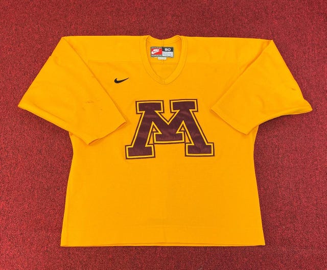 University Of Minnesota Nike Practice Jersey Size 50
