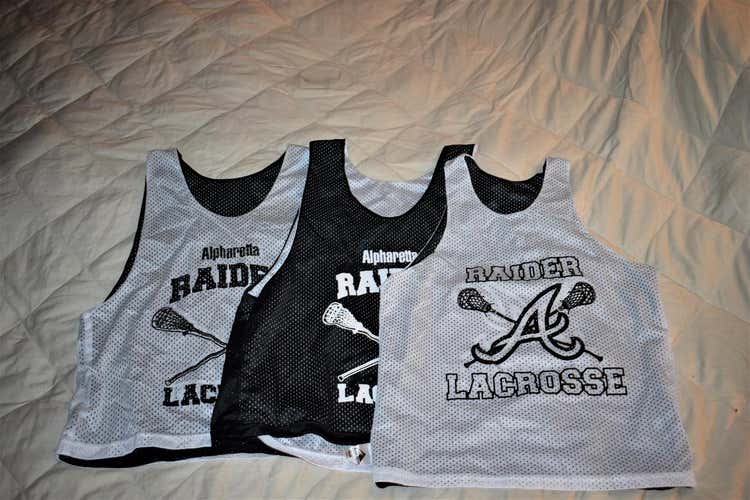 Assorted Reversible Lacrosse Jerseys/Pennies, Youth M/L - 3 total
