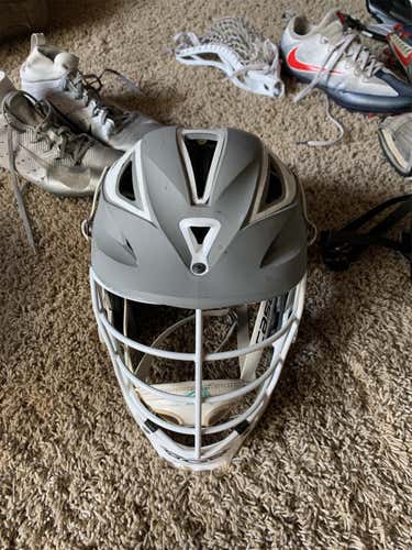 Gray Adult Player Cascade R Helmet