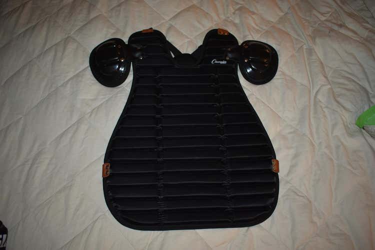 Champion Sports P160 Catchers Chest Protector, Black - NEW
