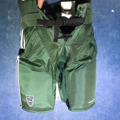 Green Senior Medium Bauer Hockey Pants Pro Stock (UP081)