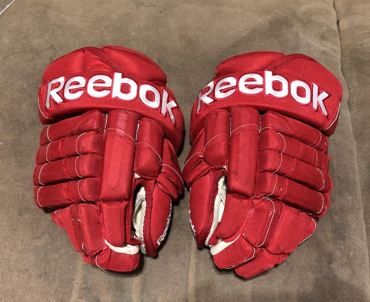 Red Senior Reebok 852T Gloves 13" Pro Stock