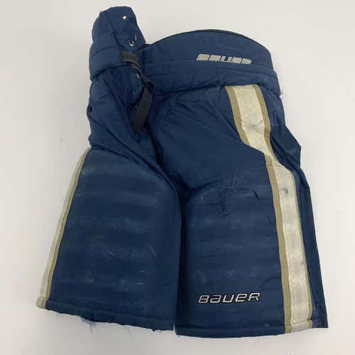 Used | Navy Blue Pro Stock Bauer Pants | Medium +1" | #EQ412