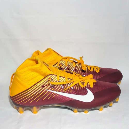 Nike Vapor Untouchable 2 PF sz 11.5 Washington Redskins 835646 632 Maroon Yellow
