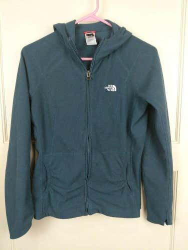 The North Face TKA 100 Navy Blue Hooded Full Zip Fleece Jacket Women's Size: M