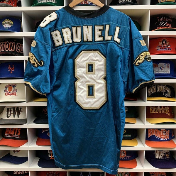 Jacksonville Jaguars Mark Brunell Authentic Wilson Game Jersey Size 48