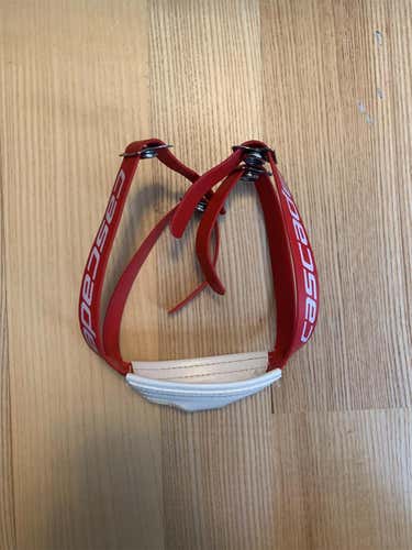 New Red Cascade Chin Strap