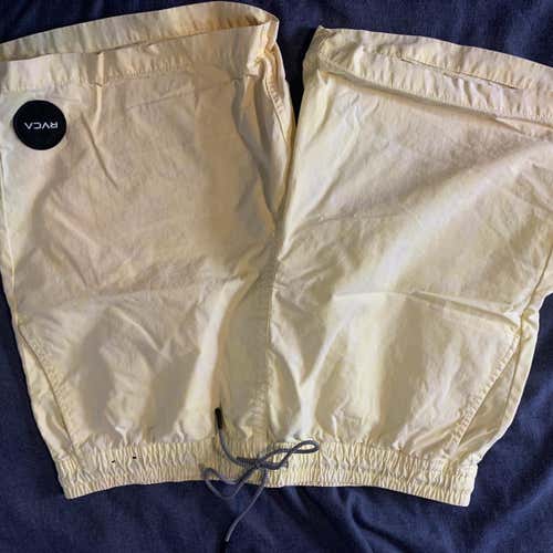 RVCA Fade Yellow Elastic Hybrid Shorts