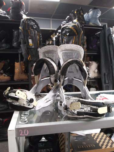 Unisex Large Burton Triad Snowboard Bindings