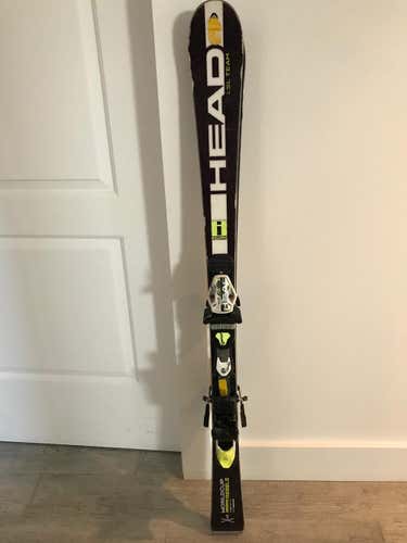 Kid's 2015 Racing World Cup Rebels i.SL Skis With Bindings Max Din 11 (131 length)