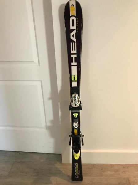 Kid's 2015 Racing World Cup Rebels i.SL Skis With Bindings Max Din 11 (131 length)