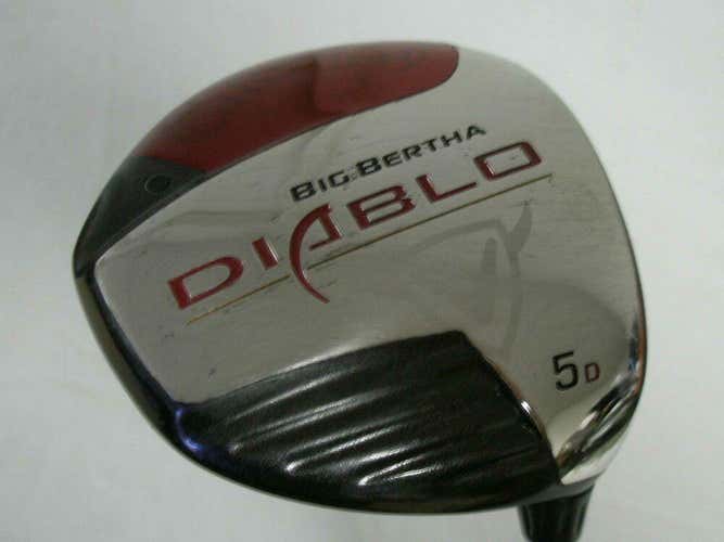 Callaway Diablo 5 wood 18* Draw (Fujikura Vista Pro, SENIOR) 5w Golf Club