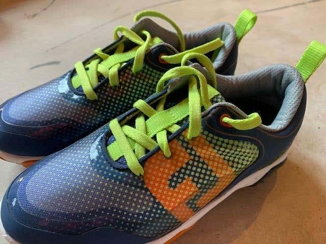 Blue Kid's 1.0 Footjoy Golf Shoes - Like New