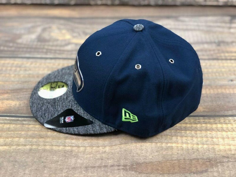 Seattle Seahawks HONEYCOMB STADIUM Navy Fitted Hat