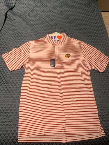 Chicago Blackhawks Logo’d Johnny-O Golf Shirt (Not Sold In Stores)