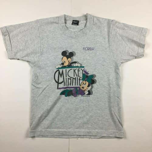 VTG Mickey and Minnie Mouse T-Shirt Disney World Florida Screen Stars Best Y M