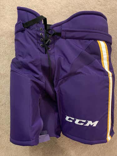 Purple Senior Extra Large CCM HP35 Hockey Pants Pro Stock