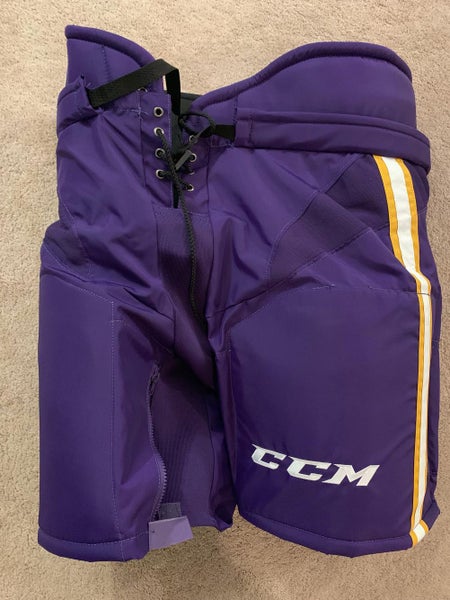 Purple Senior Extra Large CCM HP35 Hockey Pants Pro Stock