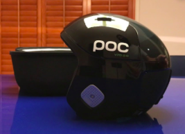 Black Unisex Medium/Large POC Skull Orbic X Spin Helmet FIS Legal