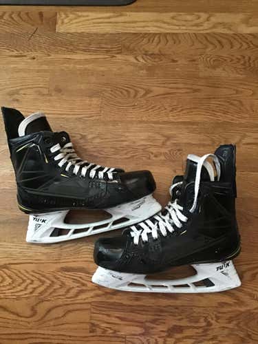 Senior Bauer 2sPro Hockey Skates D&R (Regular) Size 8 Custom Shot Blockers