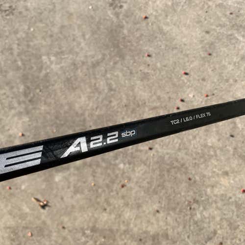 Senior A Series Black Hockey Stick  Pro Stock