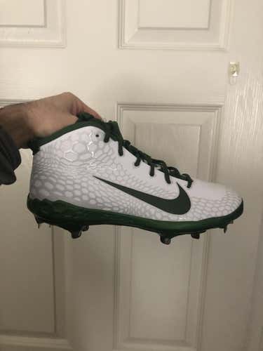Nike Trout 5 white/green size 11