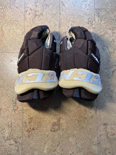 Brown Senior CCM HG55 14" Pro Stock Gloves