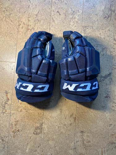 Blue Senior CCM HG50PP 14" Pro Stock Gloves