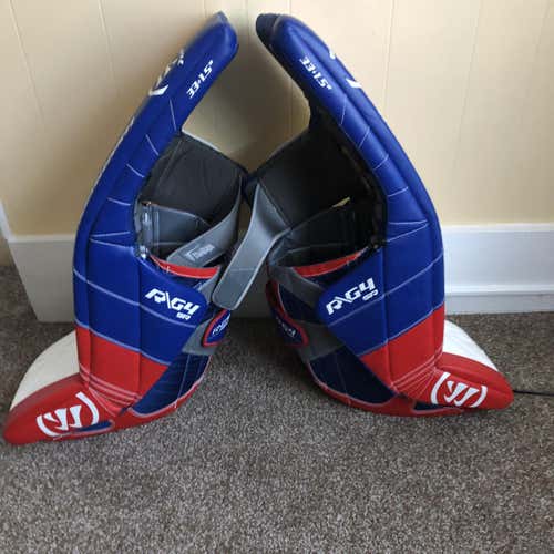 Blue Senior 33" Ritual G4 Goalie Leg Pads