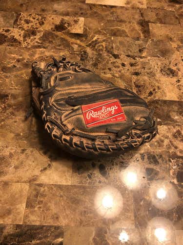 Black High School/College Catcher's Baseball Glove 32.5"